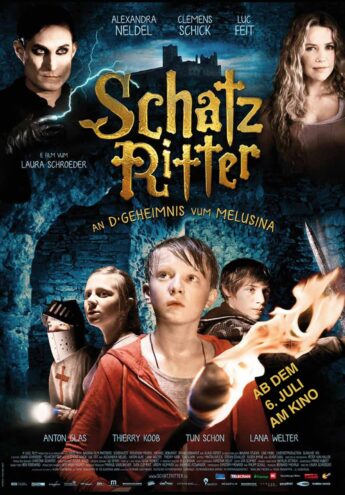 Cover du film :  D'Schatzritter an d'Geheimnis vum Melusina